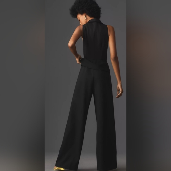 Anthropologie Tailored Peplum Jumpsuit - Picture 3 of 4